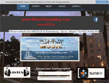 Tablet Screenshot of musictampabay.com